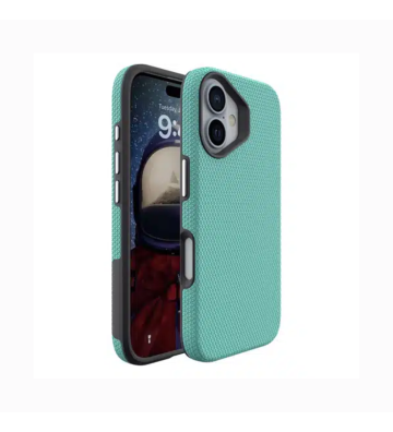 Funda triangular antigolpes con textura antideslizante para iPhone 16 Pro Max