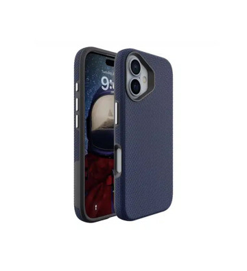 Triangle Shockproof Case with Anti Slip Grains for iPhone 16 Plus