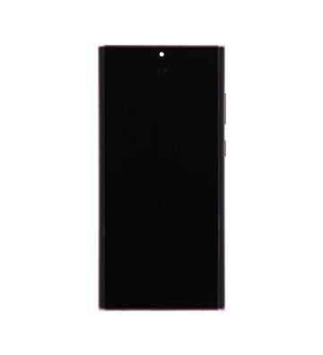 Samsung Galaxy S22 Ultra 5G S908 OLED + châssis – Bordeaux (version internationale | OEM)