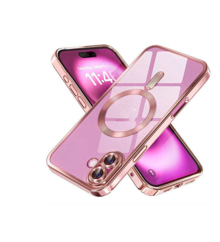 Coque magnétique pour iPhone 15 Pro Max – Rose Coque magnétique pour iPhone 15 Pro Max – Rose