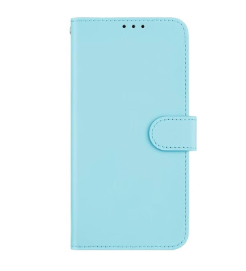 Portefeuille en cuir PU pour iPhone 15 Pro Max – Bleu