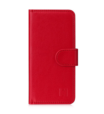 PU Leather Wallet For iPhone 15 Pro Max – Red