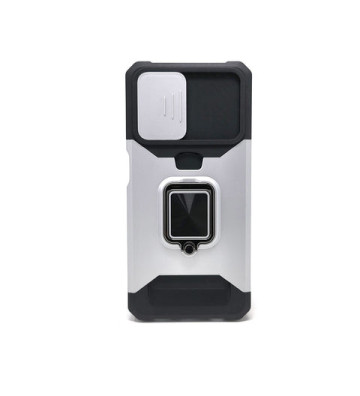 Apple iPhone 15 Pro Max - Secure Card Holder Magnet Enabled Case with Ring Kickstand