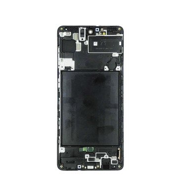 Samsung Galaxy A71 4G (A715) OLED Assembly + Frame – Black (OEM)