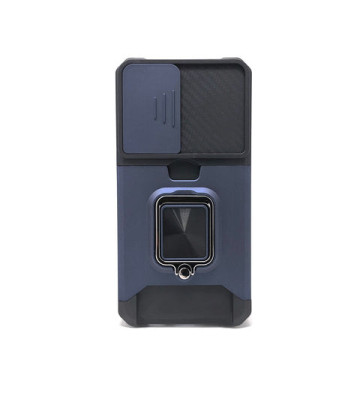 Samsung Galaxy S25 Ultra - Coque avec porte-carte magnétique et support à anneau.