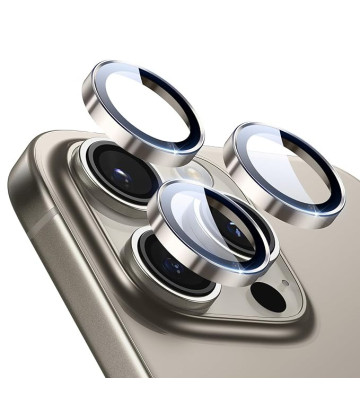 iPhone 17 Pro/17 Pro Max Camera Lens Protector – 9H Tempered Glass, Scratch-Resistant, Flash-Friendly, Titanium