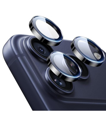 Protecteur de Lentille iPhone 17 Pro/17 Pro Max – Verre Trempé 9H, Anti-Rayures, Compatible Flash,