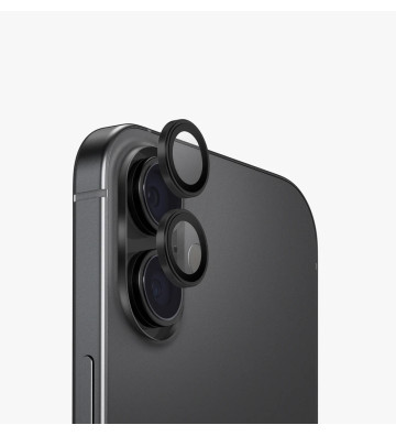 Apple iPhone 17 – Protecteur de caméra arrière en verre trempé (Noir)