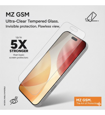 Apple iPhone 17 – Air Transparent Tempered Glass Screen Protector