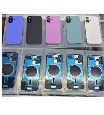 Vitre Arrière avec Châssis Métallique pour iPhone 16 Plus