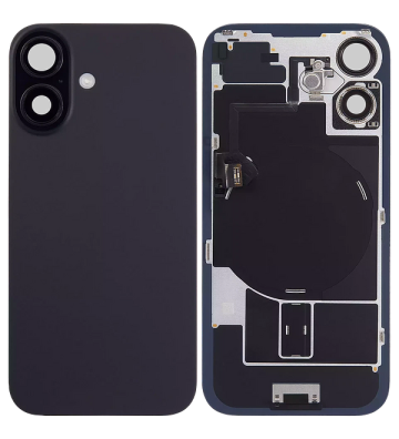 Vitre Arrière avec Châssis Métal et Nappe pour iPhone 16 Plus