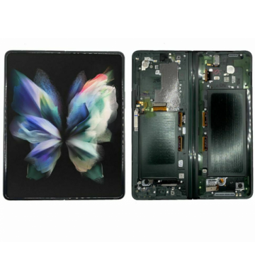 Pantalla LCD principal interna con marco para Samsung Galaxy Z Fold 3 5G (F926) – pieza original, buen estado