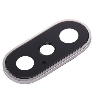 Back Camera Lens with Frame for iPhone X
