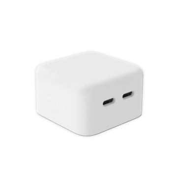 Adaptador de Alimentación Dual Compacto Tipo-C+C en Empaque (35W ) Para la Serie iPhone 15
