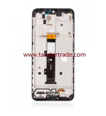 Écran LCD avec numériseur et cadre pour Motorola Moto G20 (modèle : XT2128)