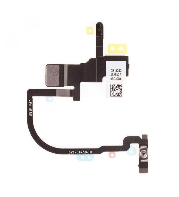 Nappe bouton Power avec flash et microphone caméra arrière pour iPhone XS / XS Max