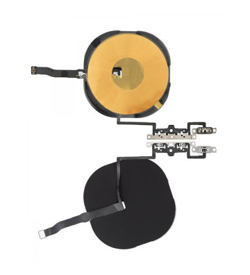 Nappe boutons volume avec recharge sans fil NFC pour iPhone 11 Pro