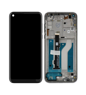 LCD Digitizer con marco (GRAN LENTE) para Motorola Moto G8 XT2045, Moto G Fast