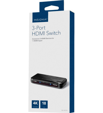INSIGNIA 3-PORT HDMI Switch
