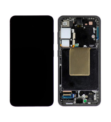 Écran complet OLED avec cadre (digitizer + frame d’origine) pour Samsung Galaxy S24 (S921 / S921U / S921A)