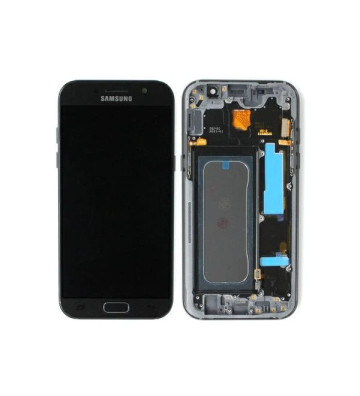 Écran LCD + vitre tactile (digitizer) avec châssis OEM pour Samsung Galaxy A5 2017 (A520)