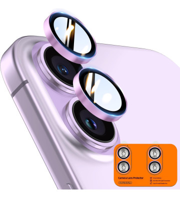 Protection d’objectif caméra iPhone 16 / 16 Plus