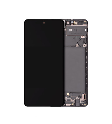 Samsung A71 4G A715 OLED Assembly +Frame +Fingerprint – All Colors (Original Size | OF+)