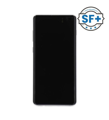 Ensamblaje y marco para Samsung Galaxy S10 Plus – Negro (SF+)