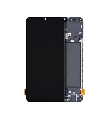 Samsung A70 4G A705 OLED + Marco + Sensor de huellas dactilares – Todos los colores (Tamaño original | OF+)