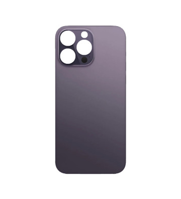 Carcasa trasera para iPhone 14 Pro Max – Morado oscuro (orificio grande para la cámara