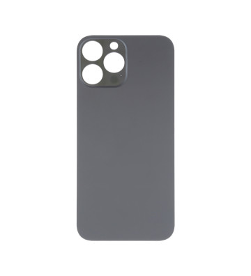 Carcasa trasera para iPhone 14 Pro Max – Negro espacial (orificio grande para cámara)
