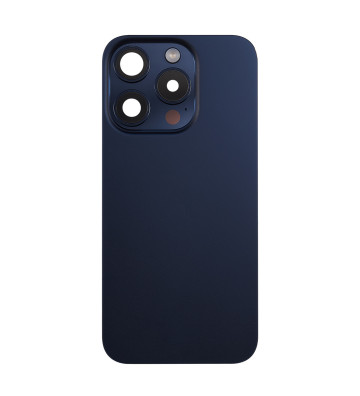 Vitre arrière pour iPhone 15 Pro + plaque en acier + aimant MagSafe préinstallé + câble NFC et lampe de poche