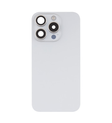 Vitre arrière pour iPhone 15 Pro + plaque en acier + aimant MagSafe préinstallé + câble NFC et lampe de poche