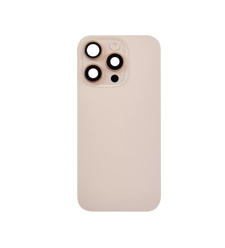 Cristal trasero para iPhone 16 Pro + placa de acero + imán MagSafe preinstalado + NFC y linterna flexible Cristal trasero para iPhone 16 Pro + placa de acero + imán MagSafe preinstalado + NFC y linterna flexible